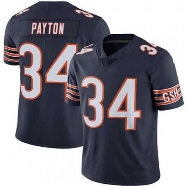 NFL_women 1 Justin Fields football jerseys 34 Walter Payton 32