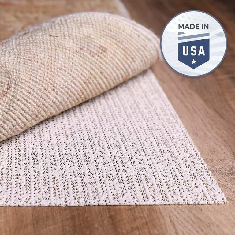 Rug Grip Natural Non Slip Rug Pad 5 x 7 ft by Slip-Stop, Gray