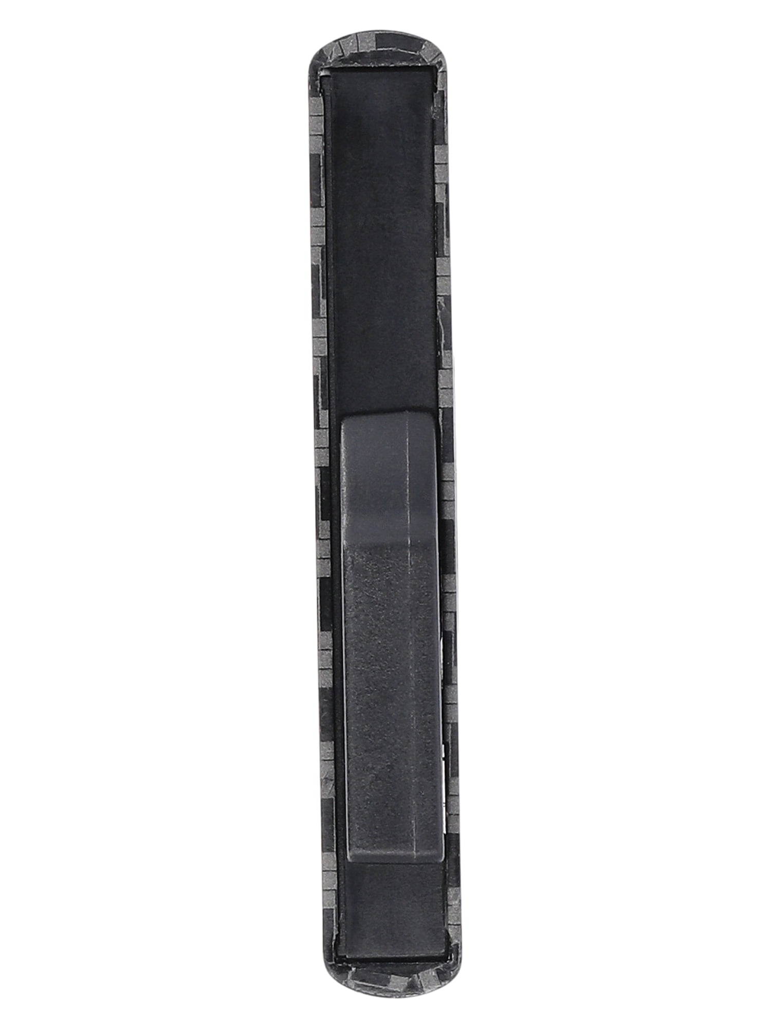 George Men's Metal Card Holder with Money Clip, Black