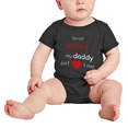 thumbnail image 2 of I'm Not Spoiled My Daddy Just Loves Me Cute Baby Jumpsuits Bodysuits For Boy Girl, 2 of 5