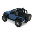thumbnail image 3 of Bestop 53903-17 Halftop(TM) Soft Top Fits select: 2018-2019,2021 JEEP WRANGLER UNLIMITED, 3 of 3