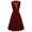 burgundy, variant on Women’s Vintage Gothic Corset Dress Medieval Renaissance Inspired Lace Up Court Gown Elegant Retro Maxi Dress