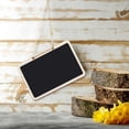 thumbnail image 5 of 10pcs Blackboard Slate Decanter Tag 2 Styles 2.3"x3.3" Wooden Chalkboard Signs Table Numbers Tags Liquor Decanter Labels with Hanging String, 5 of 9