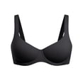 thumbnail image 5 of Women's Push up Bra with Underwire Solid Color Adjustable Straps Seamless Comfortable Bra Black 38F, 5 of 6