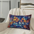 thumbnail image 5 of Pofeuu Colorful Fall Leaves Print Polyester Microfiber Plush Pillowcases, Super Soft and Cozy Pillow Case Covers with Envelop Closure（Pillow core not included）-20"x30", 5 of 6