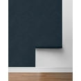 thumbnail image 6 of NextWall Dark Blue Chevron Stripe Peel and Stick Wallpaper, 6 of 8