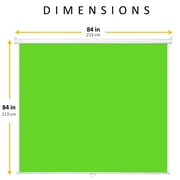 Pull Down Green Screen 55 x 82 Inches Chromakey Studio Backdrop Portable Background