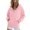 Pink, variant on Yigetop Sweatshirt for Women Fall Winter Hoodie Tops Long Sleeve Shirts Oversized Lightweight Soft Casual Pullover Beige L