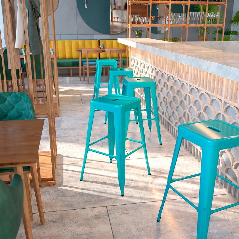 Heavenly Collection Metal Counter Stool