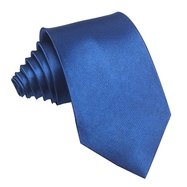 Corbata de los hombres de color sólido monocromo de poliéster de seda de negocios desgaste formal Casual Ocasión Uso
