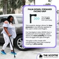 thumbnail image 6 of Scottie Standup Cane - Ultimate Comfort, Stability and Balance - HSA/FSA Eligible - Adjustable Heavy Duty Walking Cane for Seniors, Men, Women - Stylish and Travel-Ready - Strong Support Cane (Black), 6 of 6