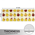 thumbnail image 5 of Kitchen Rugs Sets Of 2,Beige Chicken Yellow Chick Pattern Anti Fatigue Kitchen Mat Rugs Non Slip Washable,Decorative Kitchen Floor Mats for Kitchen,Sink,Laundry,17"X47", 5 of 5