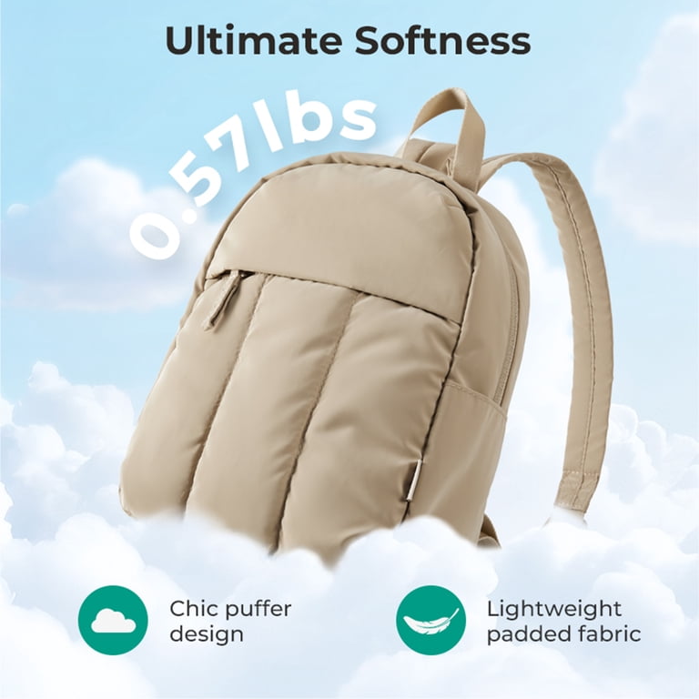 cammello mini backpack MaxxCloud Small Canvas Purse Hiking Knapsack Tote Satchel Women's Handbag Rucksack Travel Bag (484 beige) Mini Leather Backpack Purse: Casual