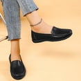 thumbnail image 2 of Vedolay Wide Casual Shoes For Women Shoes for Women Breathable Flats Dressy Comfortable Loafers,Navy 6.5, 2 of 5