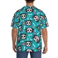 thumbnail image 3 of Kdxio Men's Hawaiian Shirt for Men Short Sleeve Shirt Cartoon Dog And Cat Summer Casual Holiday Beach Button Down T-Shirts, 3 of 5