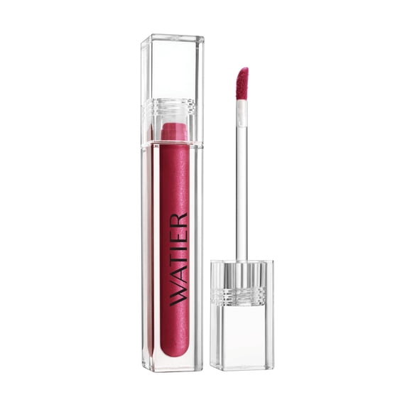 Watier Gloss Volume Suprême Plumping Lip Gloss, Extravagance, Immediate Plumping Effect, with Hyaluronic Acid, Non-Sticky Comfortable Formula, Intense Colour, Shiny Finish, Vegan, Cruelty-Free