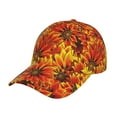 thumbnail image 6 of Lsque Sunflower4 Baseball Cap Trucker Low Profile Hat Golf Dad Hat Adjustable Original Classic Unconstructed Plain Cap Men Women, 6 of 9