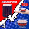 thumbnail image 2 of 300pcs Spider Web Cupcake Liners, Paper Red & Blue Baking Cups for Muffins Cakes Ice Cream Dessert Spider Themed Party Supplies for Birthday Wedding & Halloween, 2 of 4