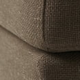 thumbnail image 6 of GDF Studio Judkins Contemporary Fabric Upholstered Ottoman, Chocolate and Dark Brown, 6 of 10