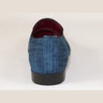 thumbnail image 5 of Mens AFTER MIDNIGHT Casual Comfort shoes Lion Ornament Faux Leather 6911 Denim, 5 of 8