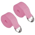 thumbnail image 1 of Correa de yoga Banda elástica con hebilla de anillo de metal ajustable | Estiramiento físico para yoga, pilates, 1 of 5