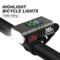 thumbnail image 4 of Faros delanteros de aleación de aluminio para bicicleta, luces de bicicleta para exteriores de haz alto y bajo de alto lumen, luces delanteras y traseras con carga USB, 4 of 5