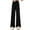 Black, variant on RUTAYY Children Girls' Pants Solid Color Casual High Elastic Waisted Drawstring Loose Sweatpants Streetwear Holiday Vacation Beach, Black, 7-8 Years