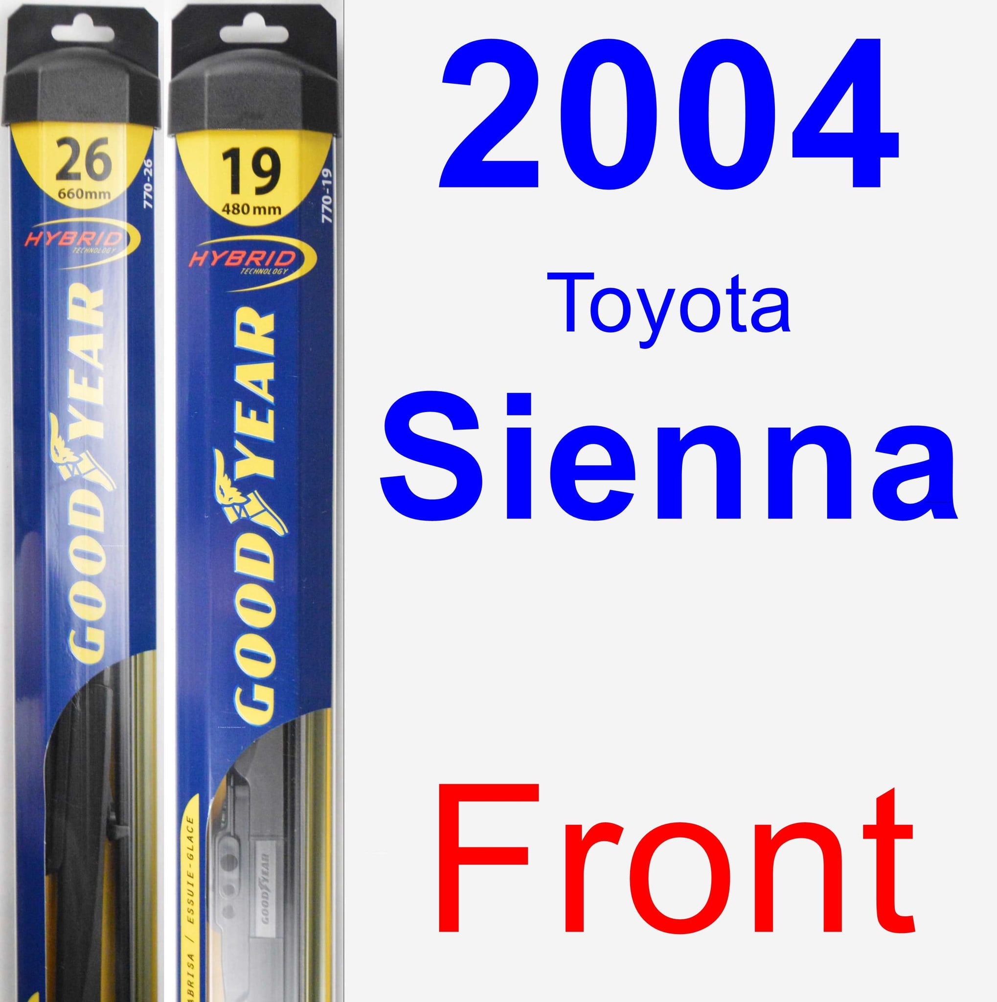 Denso Front Left Wiper Blade for Toyota Sienna 2004-2010 Windshield ja Denso Front Left Wiper Blade for Toyota Sienna 2004-2010 Windshield ja