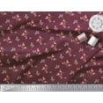 thumbnail image 2 of Soimoi Poly Georgette Fabric Leaves & Floral Artistic Decor Fabric Printed Yard 42 Inch Wide, 2 of 5