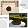 thumbnail image 2 of 1Set Rattan Bird Nest Ornament Coffee Color Minimalist Design for Indoor and Outdoor Use 11.8x9.8x3.9in, 2 of 9