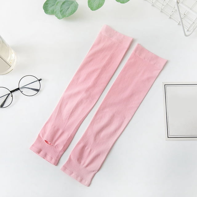 Detachable Sleeves For Women Arm Cover With Wrist Wraps Long UPF50+ Sun Sweat Absorbent And Quick Drying Finger Rest Type