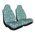 thumbnail image 2 of Sikiie Teal Mama Llama Car Seat Covers 2PCs Front Car Seat Covers Universal fit for Most Cars SUVs and Trucks-2 PCS, 2 of 9