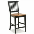 thumbnail image 1 of Homestyles Americana Black Wood Counter Stool, 1 of 5