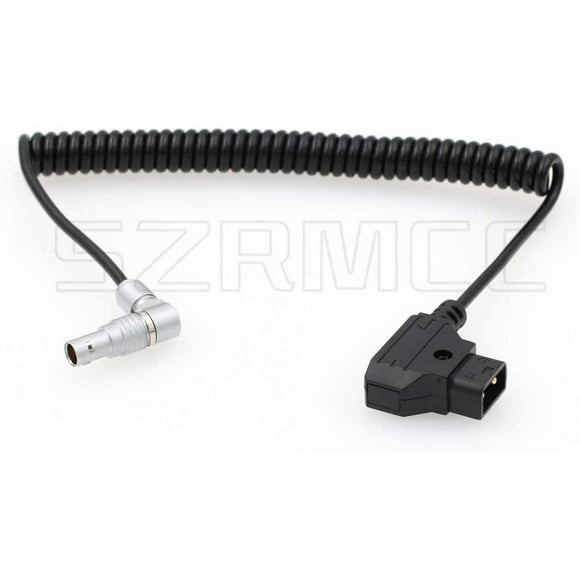 SZRMCC D-tap to Right Angle 0B 4 Pin Coi Power Cable for Zacuto Kameleon EVF