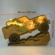 thumbnail image 2 of Lámpara tallada en madera 3D, decorativa creativa para el hogar, ideas divertidas para regalos familiares, decoración navideña para sala de estar y oficina, cálida (coche fresco), 2 of 5