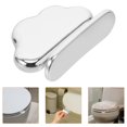 thumbnail image 3 of 2Pcs Cloud Shape Silver Toilet Seat Lifter Avoid Direct Contact Easy to Clean Durable Safe Usage for Home Use, 3 of 8