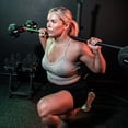 thumbnail image 3 of PRCTZ Modular Weightlifting Barbell Converter, Adjustable Dumbbell to Barbell Weight Bar ,Curl Bar, and Macebell Converter, Built-in Resistance Tube Adapter, Up to 200 lb. Capacity, 3 of 16