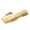 Gold, variant on Minimalist Clear Strap Flat Slide Sandals Open Toe Everyday Casual Footwear Black 35