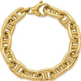thumbnail image 5 of Feminine Heirloom Graceful Herco 14K Polished 12.3mm Anchor Link 8.5 inch Bracelet Elegant Breathtaking Unique, 5 of 6