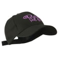 thumbnail image 5 of Paris Design Word Embroidery Cap - Black OSFM, 5 of 5