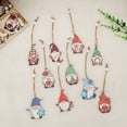 thumbnail image 4 of CSCHome 12PCS Christmas Durable Faceless Gnome Doll Wooden Hanging Decor for Room Office Decor, 4 of 5