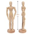 thumbnail image 2 of Modelo de figura artística Geytetqi, set de 8 maniquíes de madera de 20 cm, 2 of 7