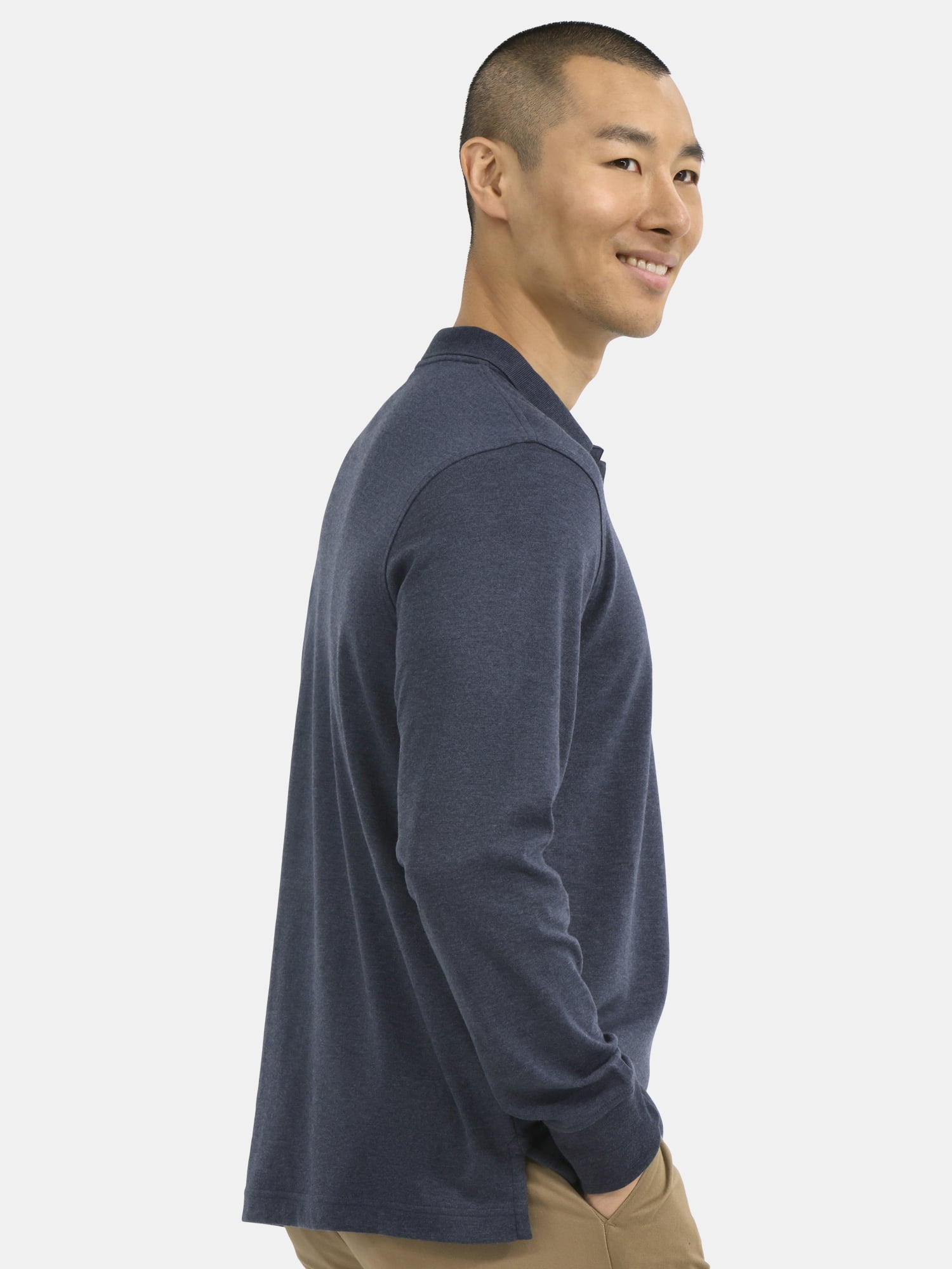 George Men’s and Big Men’s Interlock Polo Shirt, Sizes S-3XL
