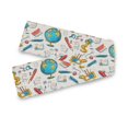 thumbnail image 7 of Yayeee Table Runner 70 inches Long Home Kitchen Dinning Party Decoration, Colorful School, 7 of 7