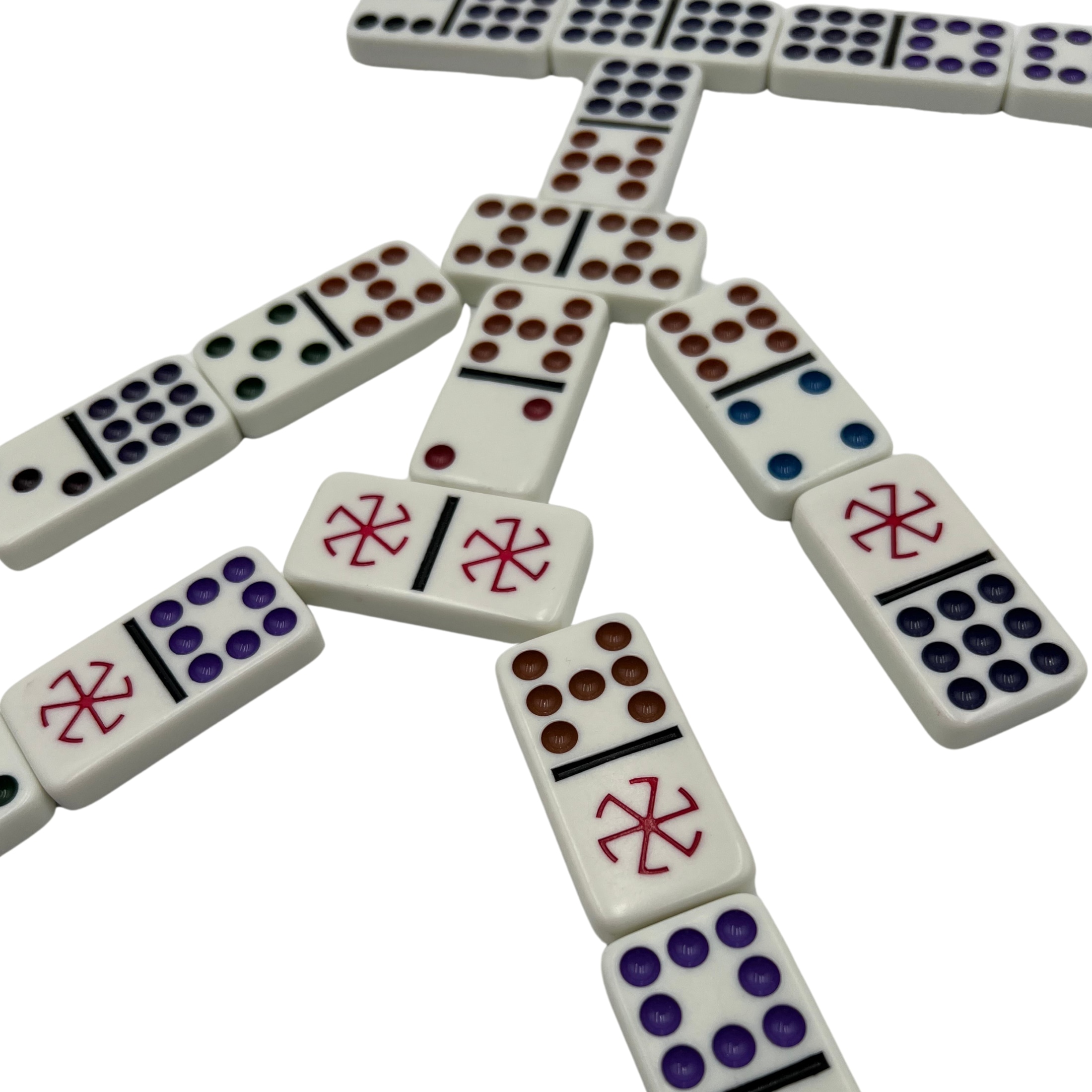University Games Spinner Wild Dominoes Travel Tin photo 5