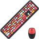 thumbnail image 4 of Sidaley Dulce color mezclado lindo portátil 2,4 Ghz teclado inalámbrico ratón conjunto chica Universal escritorio Notebook Oficina teclado y ratón Juegos de teclado y mouse para computadora No.1, 4 of 6