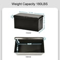 thumbnail image 3 of Homy Casa Folding Set of 2 Multi-Functional Cafe Storage Ottoman – Stylish Seating and Hidden Storage for Coffee Shops, 3 of 9