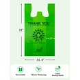 thumbnail image 3 of [Bolsas de plástico para camisetas] UMT Plastar reciclables compostables 500/caja, 3 of 7