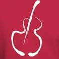 thumbnail image 3 of CafePress - Acoustic Double Bass Dark T Shirt - Men's Classic Graphic Cotton T-Shirt, 3 of 4