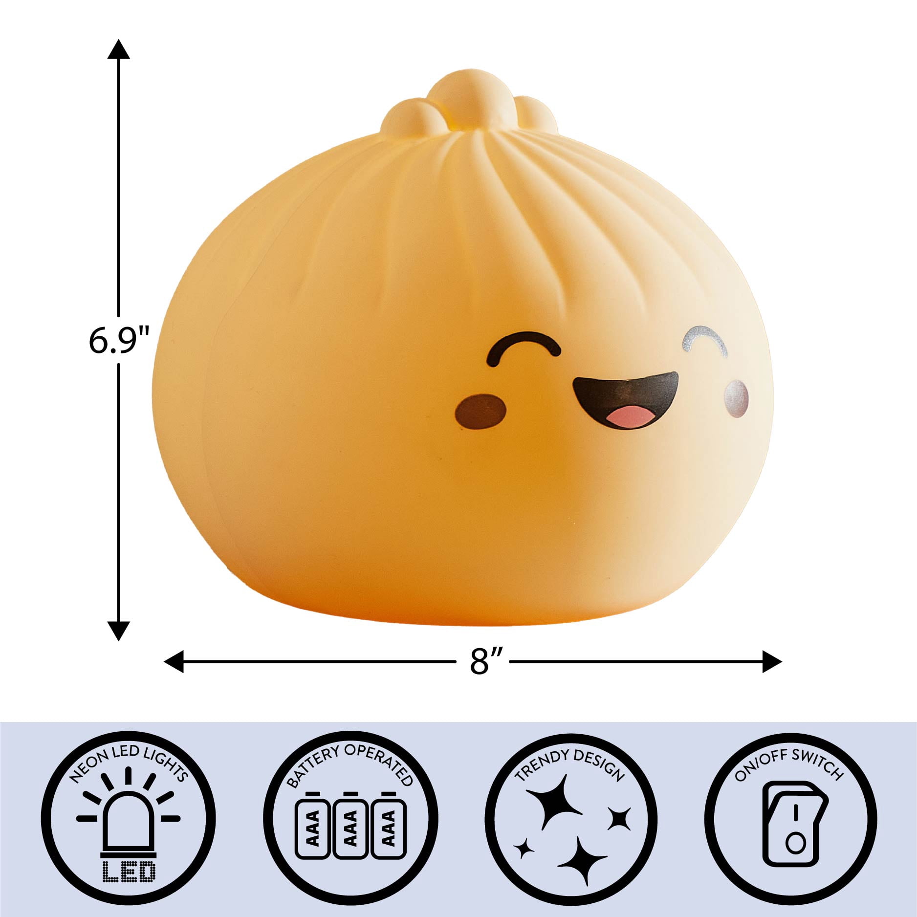 Urban Shop Dumpling Jumbo Squishy Mood Light
